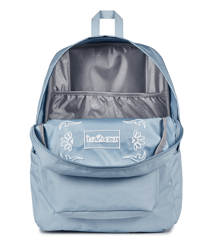 Jansport Superbreak Plus Fx Bandana Jam Embroidery Blue Dusk - Interior