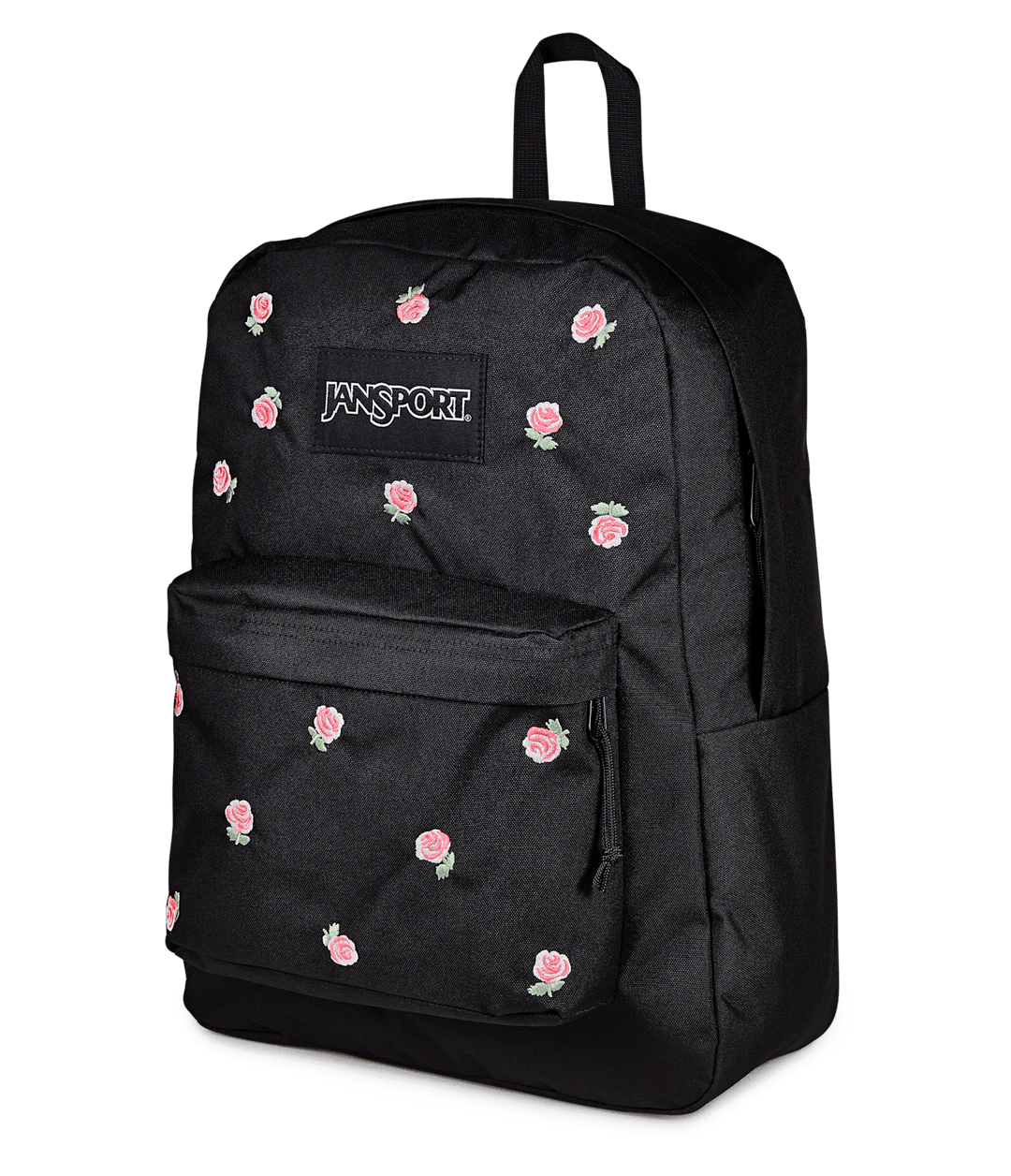 Jansport Superbreak Plus Fx Just a Rose Embroidery Black - Side