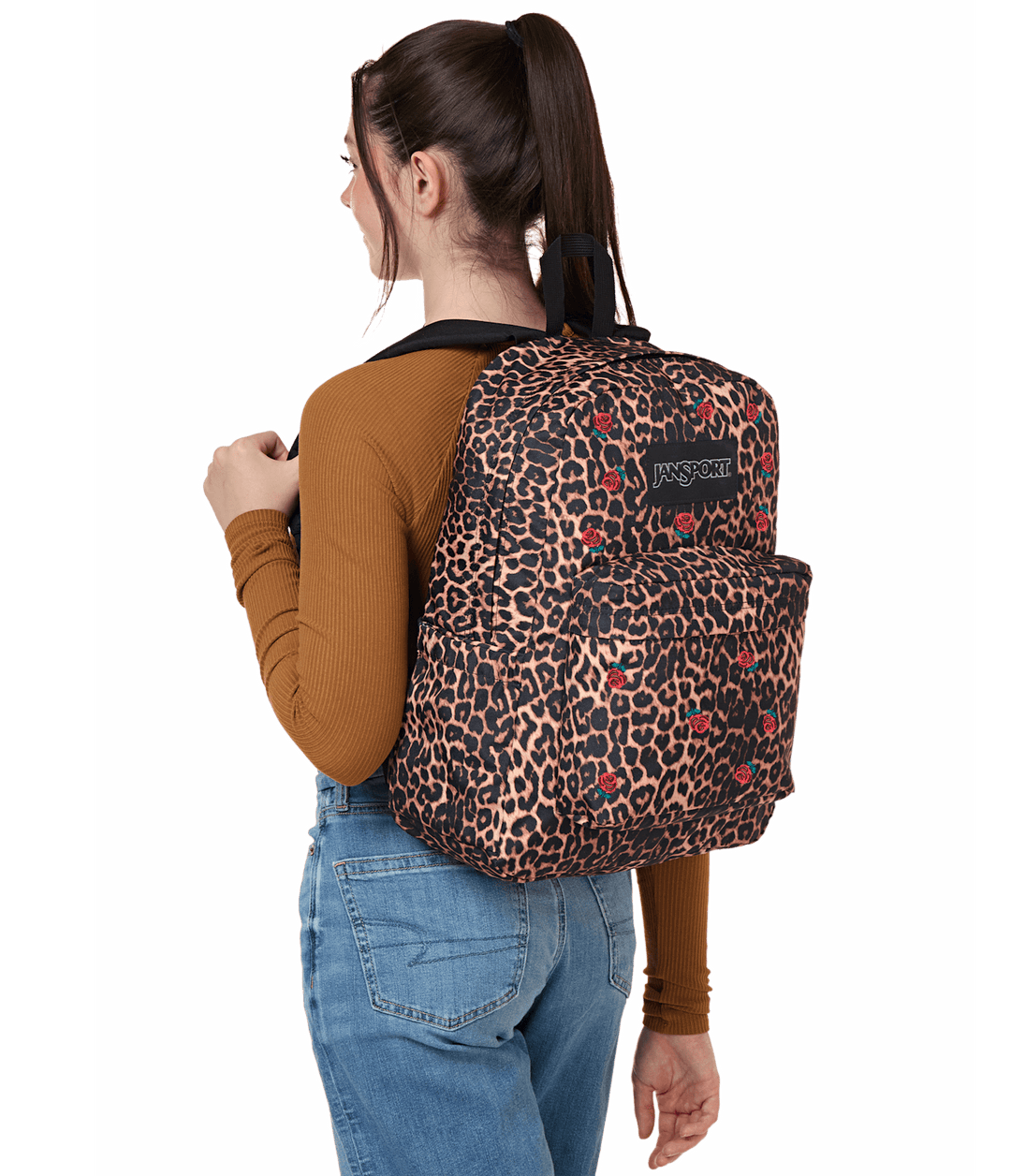 Jansport Superbreak Plus Fx Leopard Rose - Model