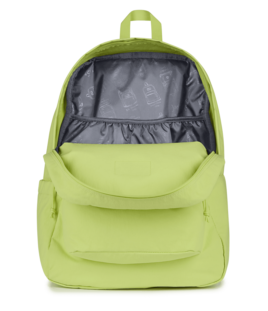 Jansport Superbreak Plus Fx Soft Nylon Lime Citron - Interior