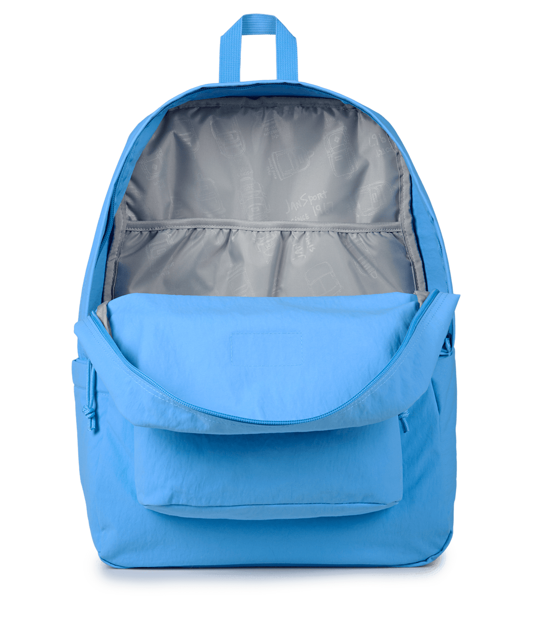 Jansport Superbreak Plus Fx Soft Nylon Azul Blue - Interior