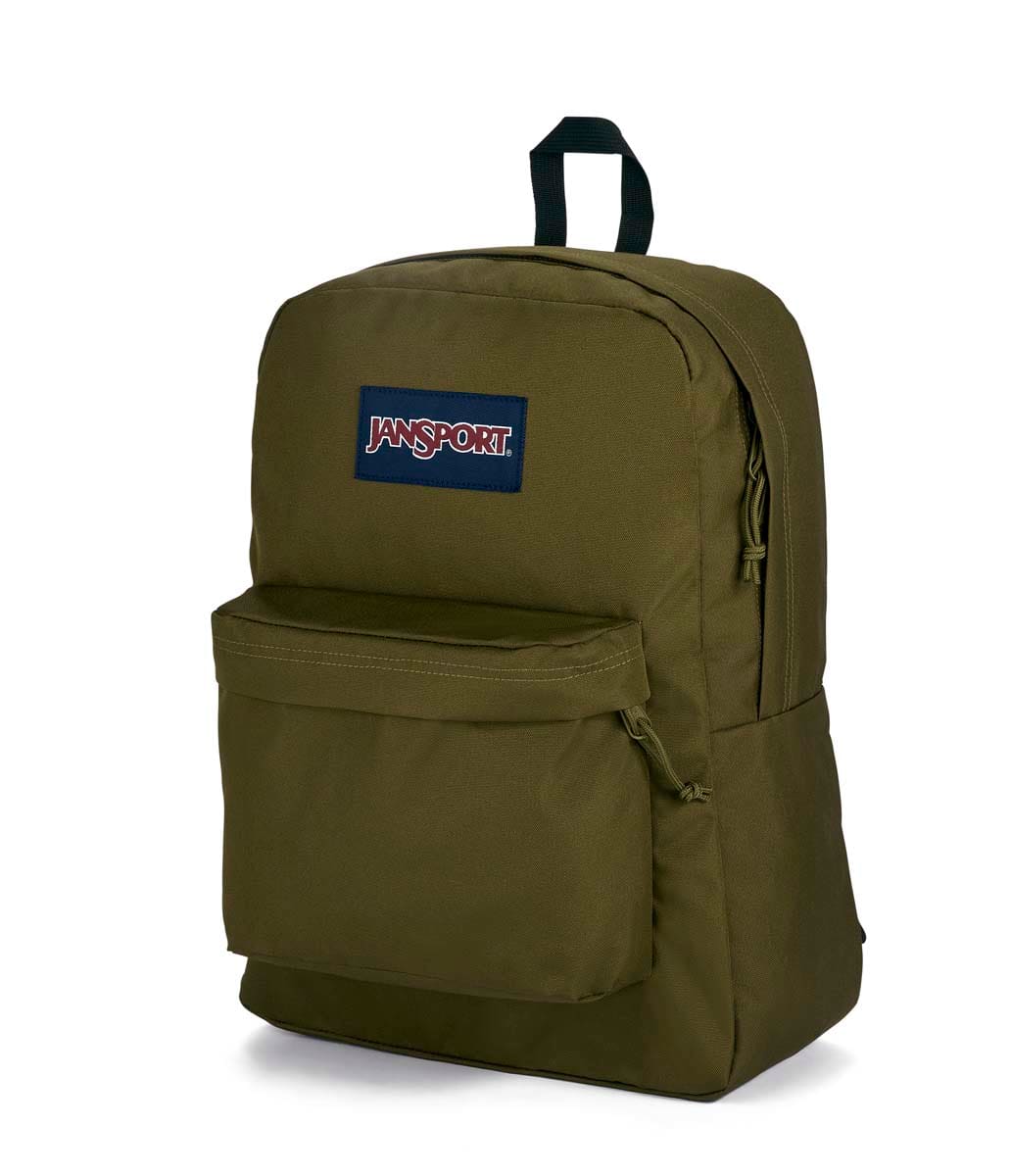 Jansport Mochila Superbreak Plus Army Green - Side