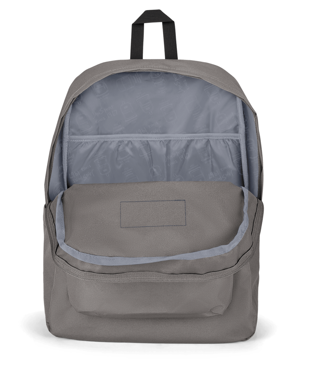 Jansport Mochila Superbreak Plus Graphite Grey - Interior