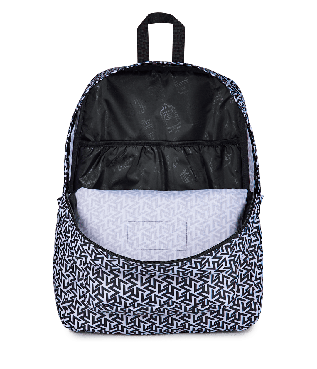 Jansport Superbreak Plus White/black - Interior