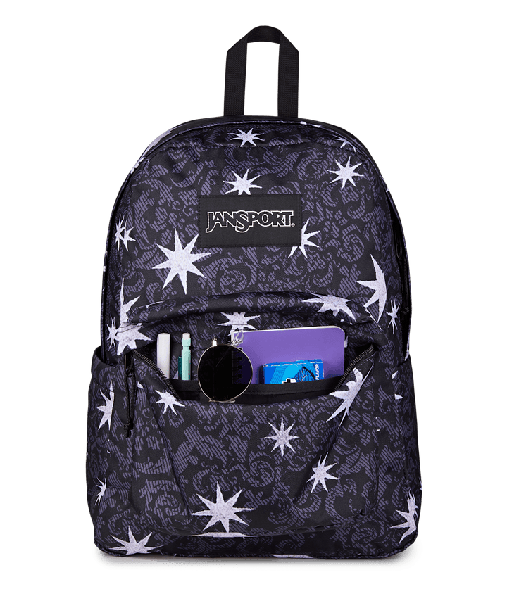Jansport Superbreak Plus Black/charcoal/silver - Det3