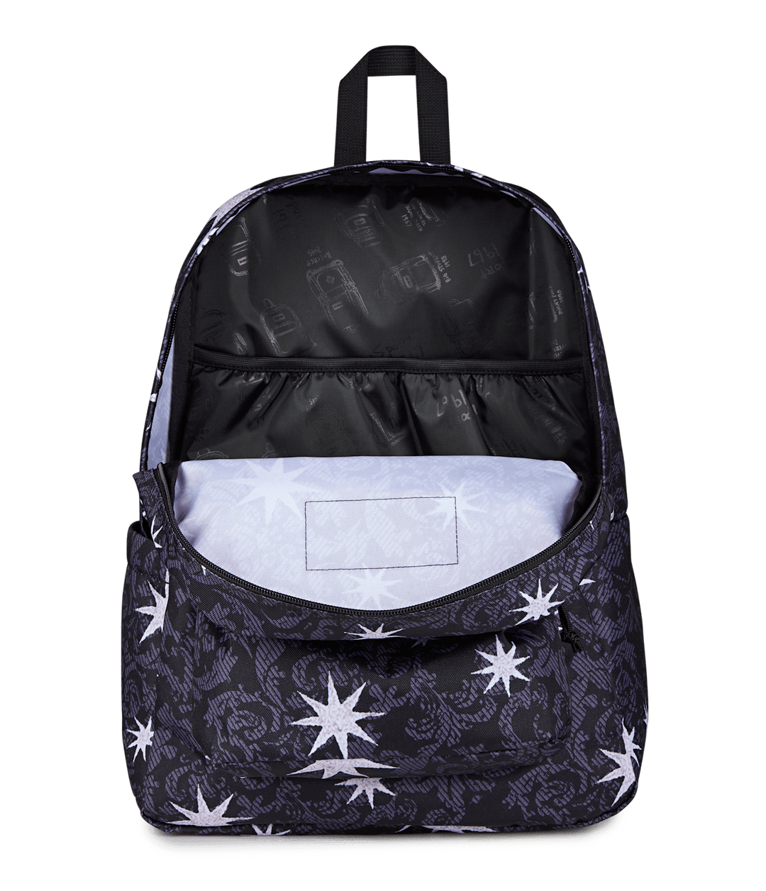 Jansport Superbreak Plus Black/charcoal/silver - Interior