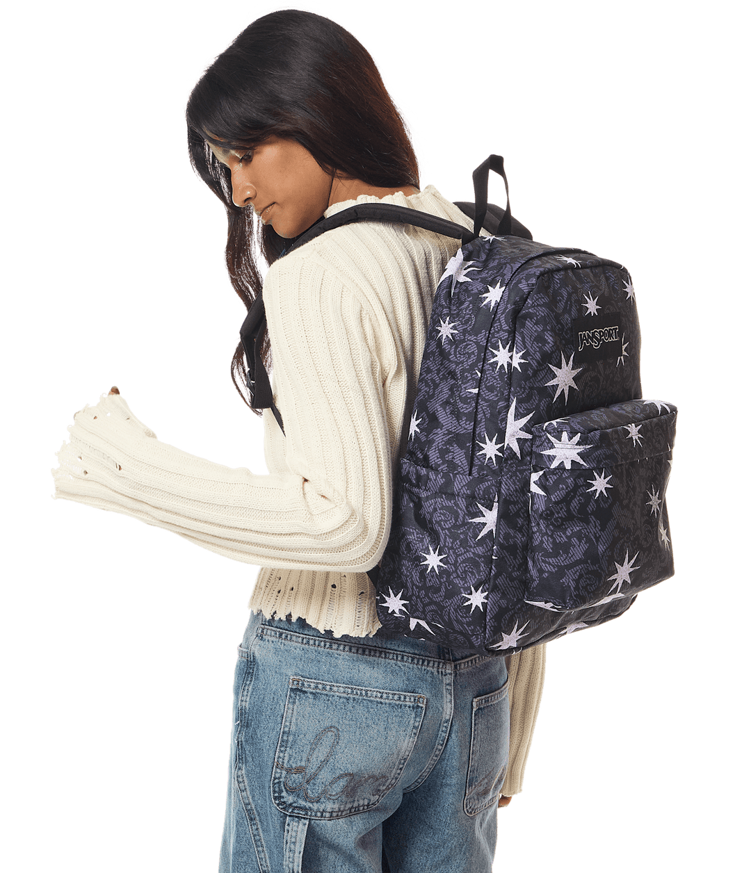 Jansport Superbreak Plus Black/charcoal/silver - Model