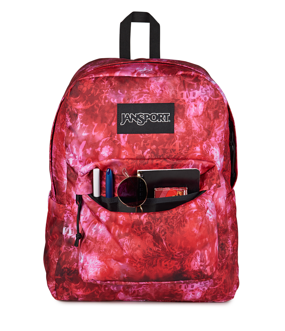 Jansport Superbreak Plus Red/white/black - Det3