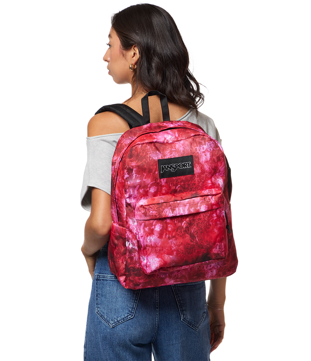 Jansport Superbreak Plus Red/white/black - Model