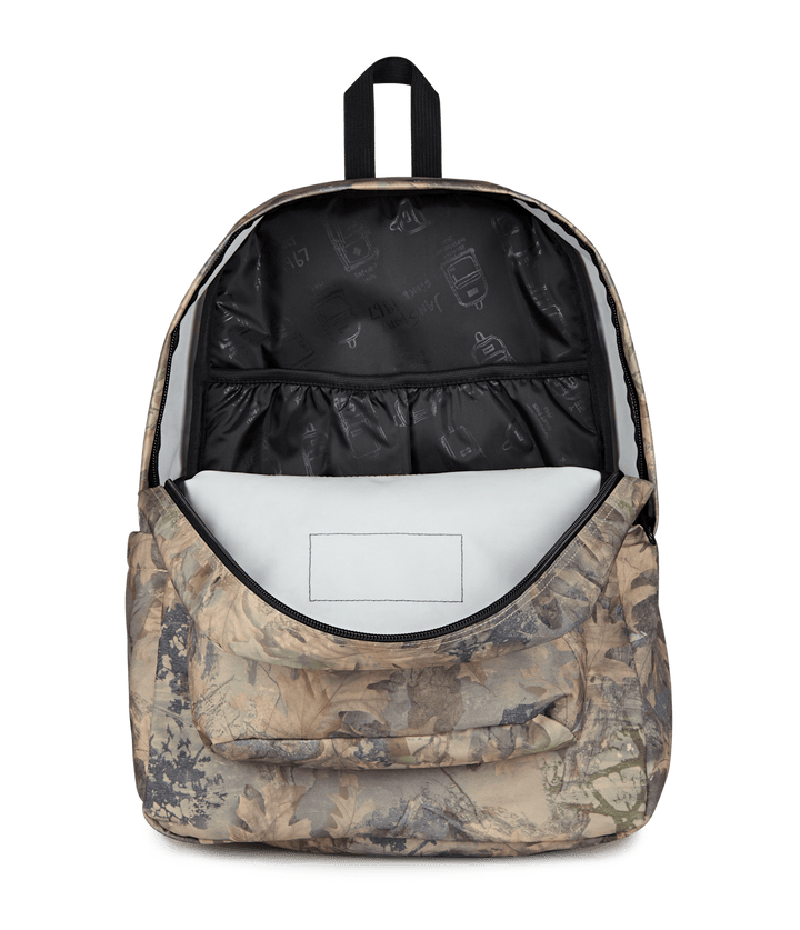 Jansport Superbreak Plus Brown/lt Brn/dk Green - Interior