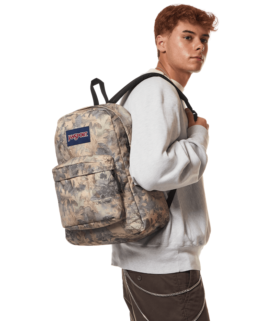 Jansport Superbreak Plus Brown/lt Brn/dk Green - Model