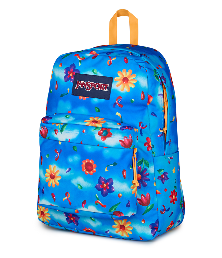 Jansport Superbreak Plus Blue/purple/multi - Side