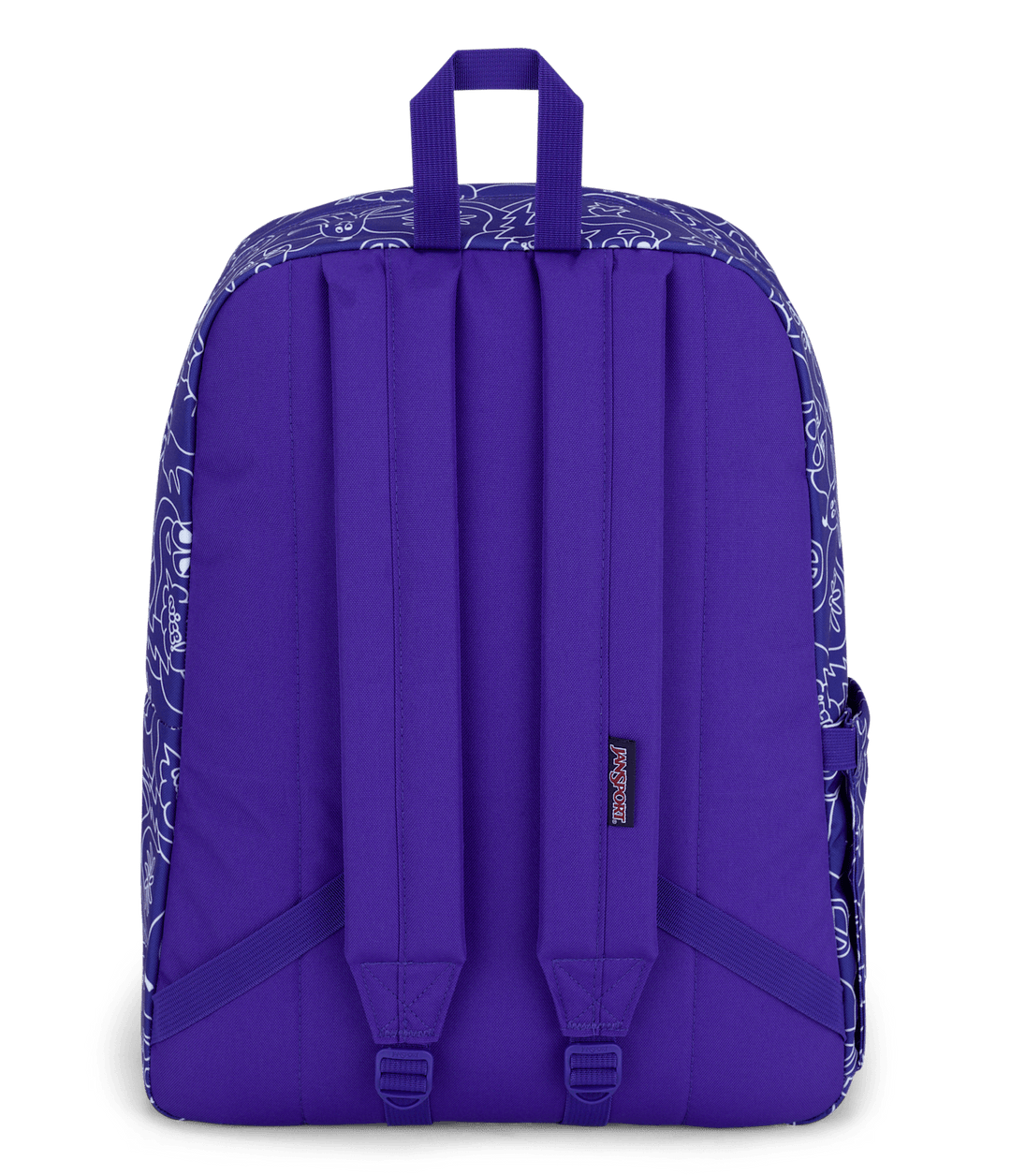 Jansport Superbreak Plus Dub Doodle Purple - Back