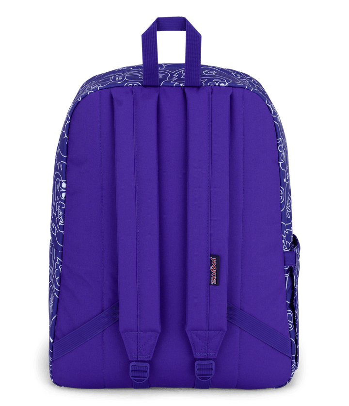 Jansport Superbreak Plus Dub Doodle Purple - Back