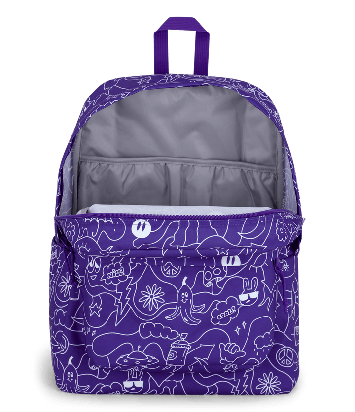 Jansport Superbreak Plus Dub Doodle Purple - Interior