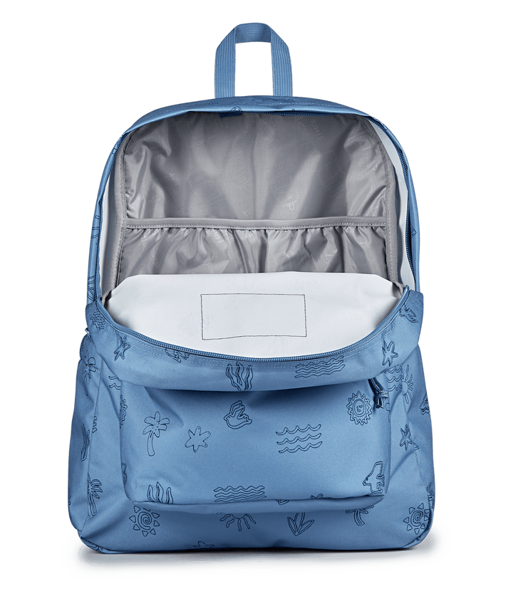 Jansport Superbreak Plus Sunny Sketches Blue - Interior
