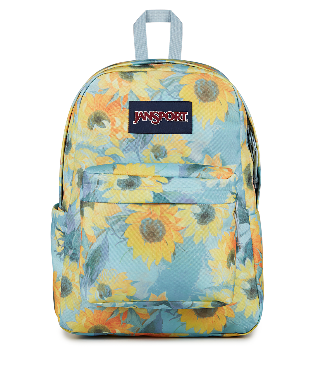 Jansport Superbreak Plus Surreal Sunflowers? Blue Dusk - Front