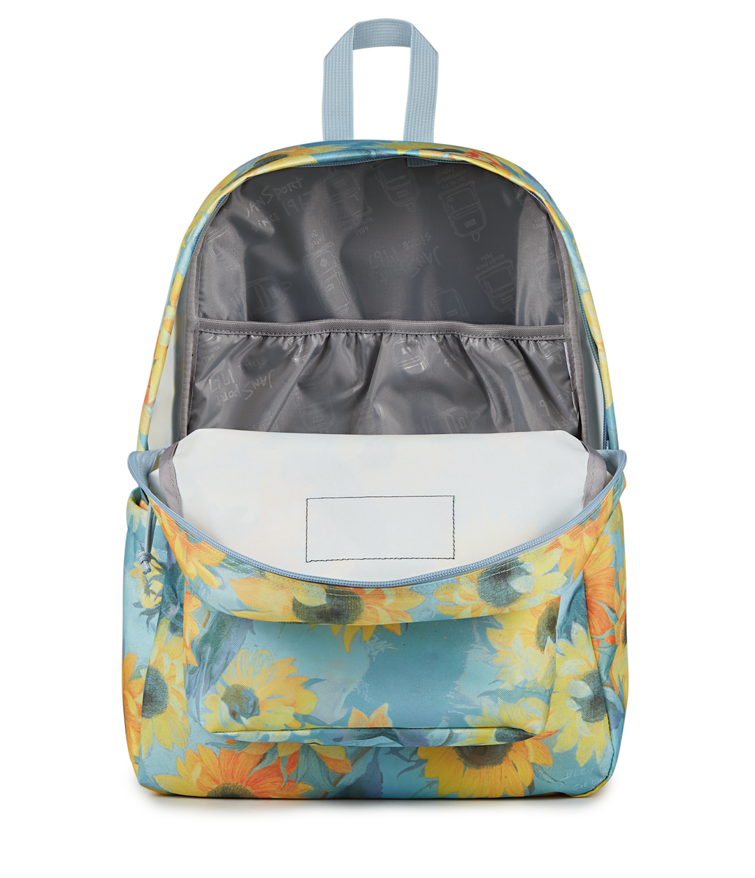 Jansport Superbreak Plus Surreal Sunflowers? Blue Dusk - Interior