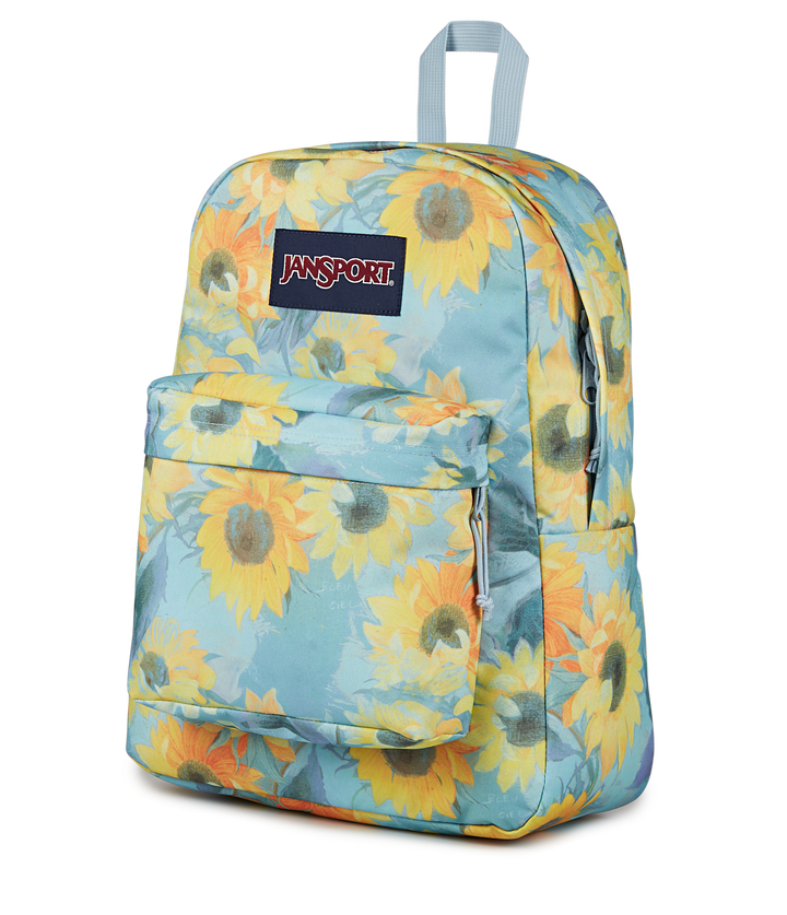 Jansport Superbreak Plus Surreal Sunflowers? Blue Dusk - Side
