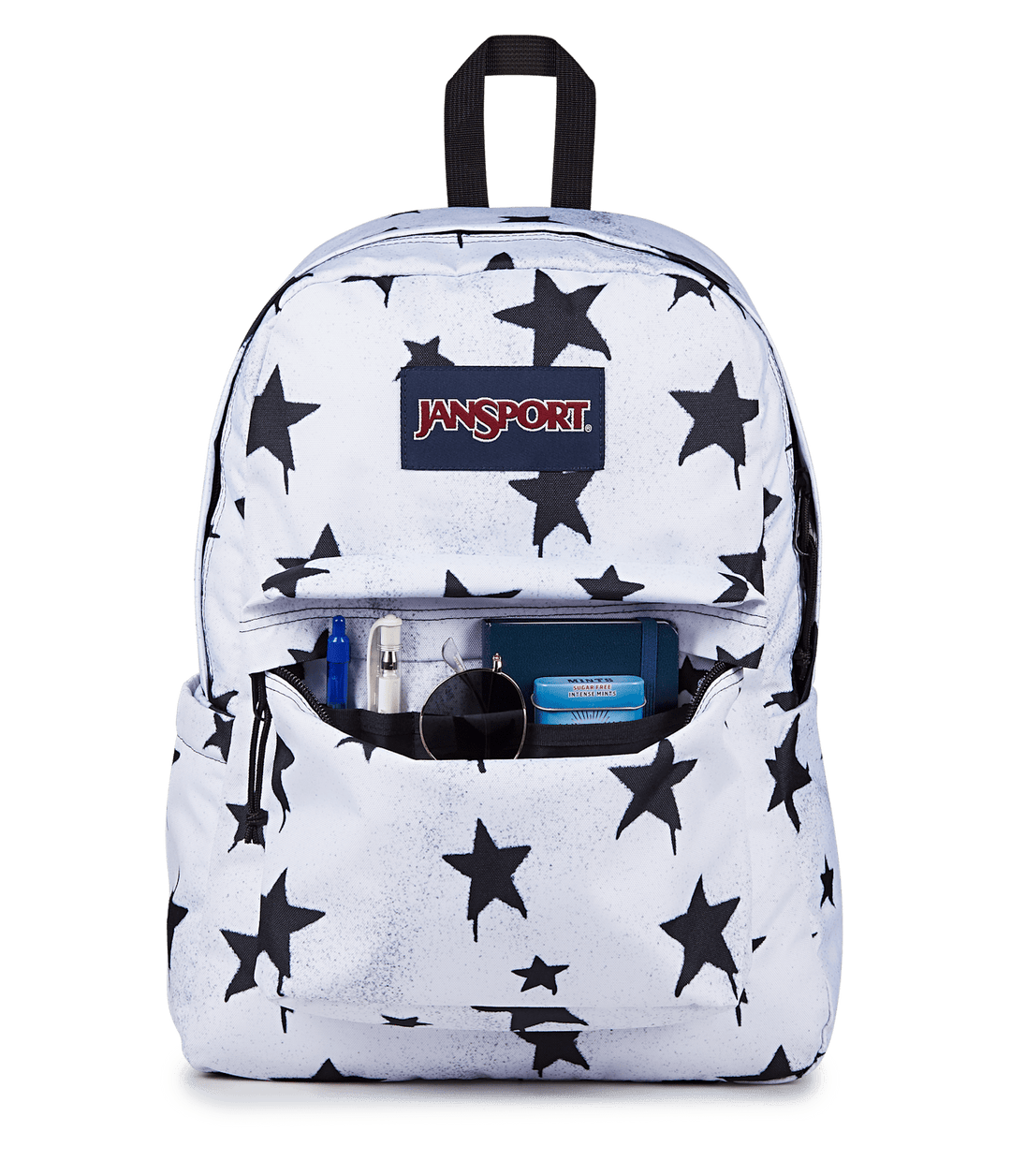 Jansport Superbreak Plus Sprayed Stars Black - Det3