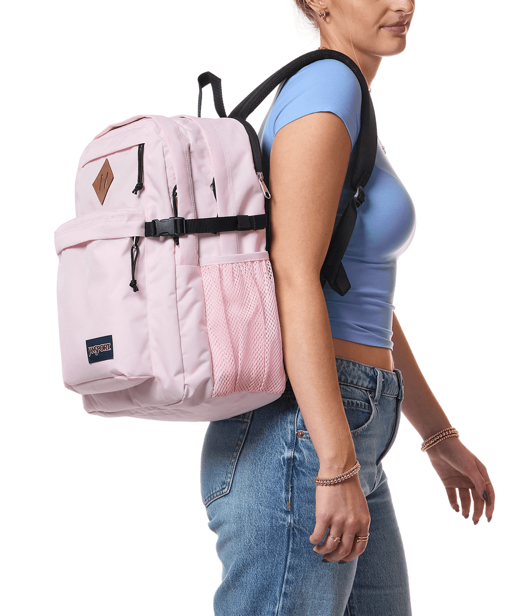Jansport Main Campus Pink Ice - Model