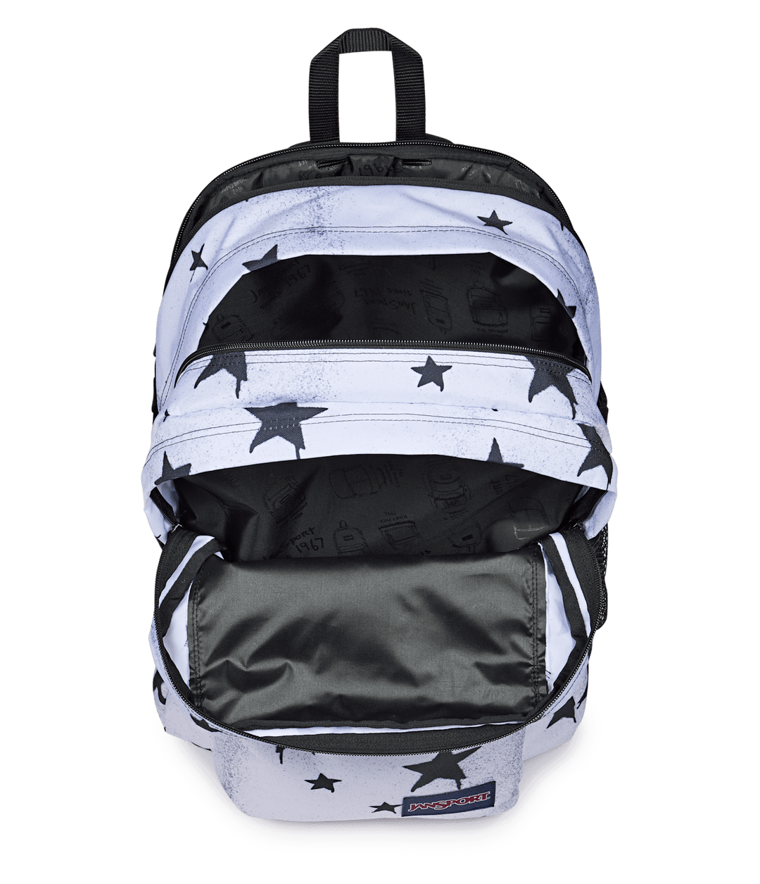 Jansport Main Campus Sprayed Stars Black - Interior
