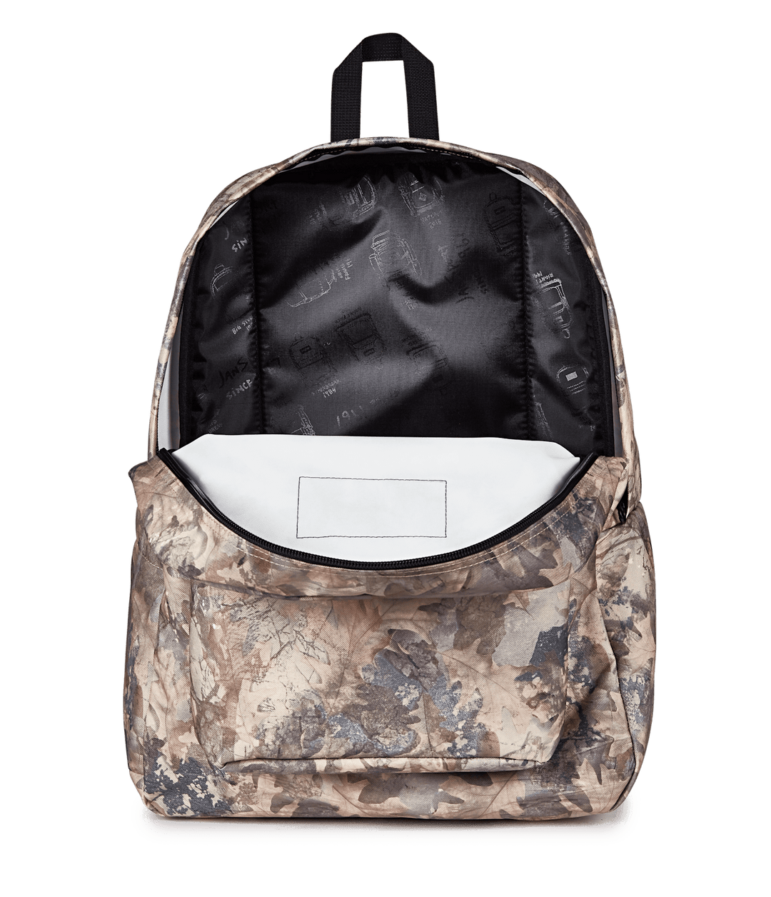 Jansport Superbreak Brown/lt Brn/dk Green - Interior