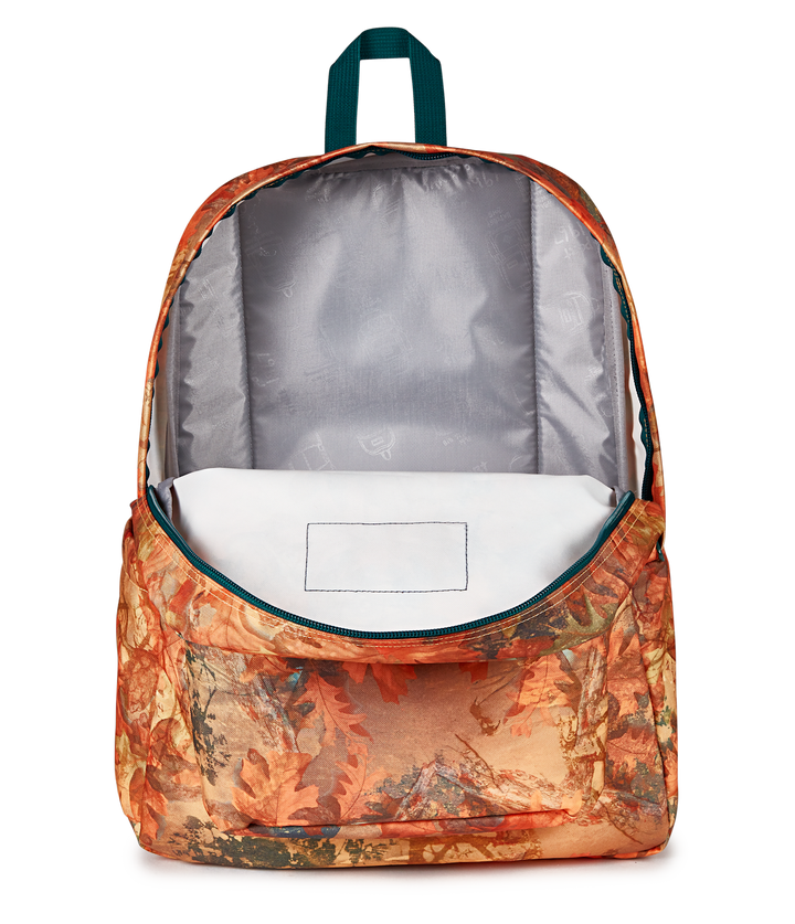 Jansport Superbreak Orange/rust/teal - Interior