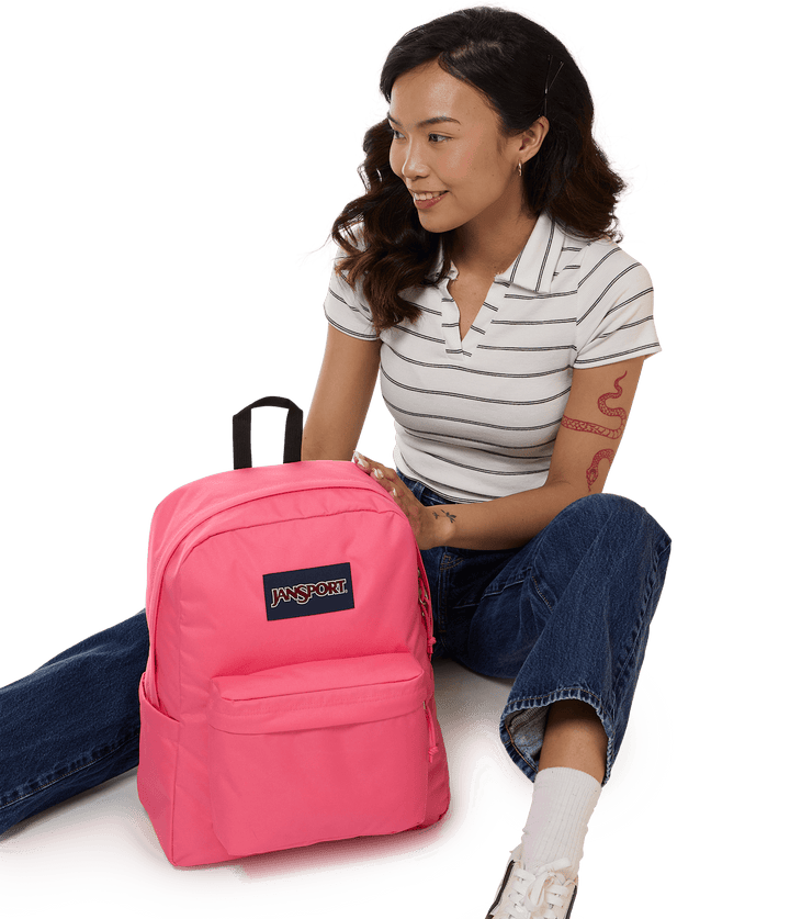 Jansport Superbreak Posh Pink - Model