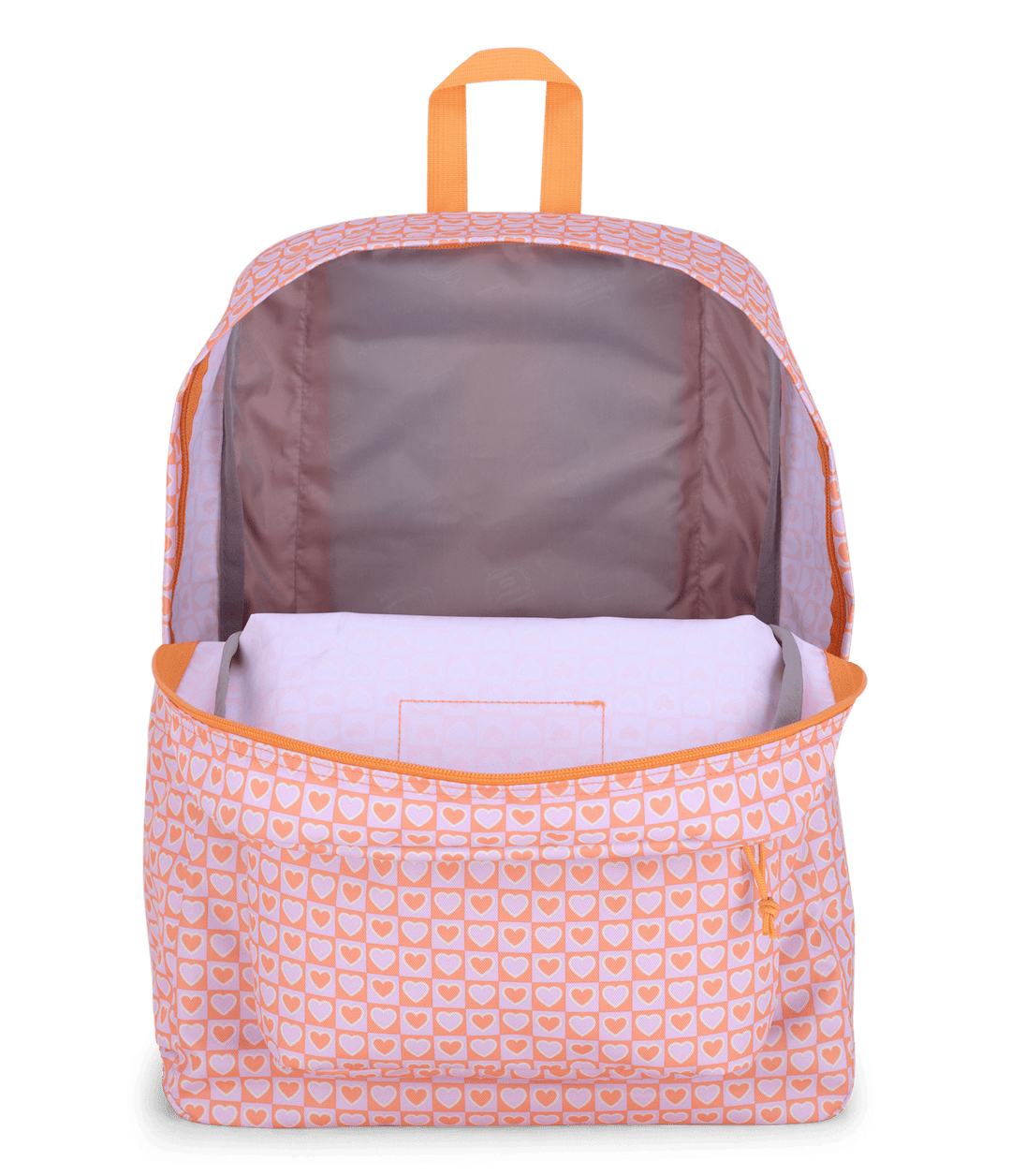 Jansport Superbreak Hyped Hearts Pink - Interior