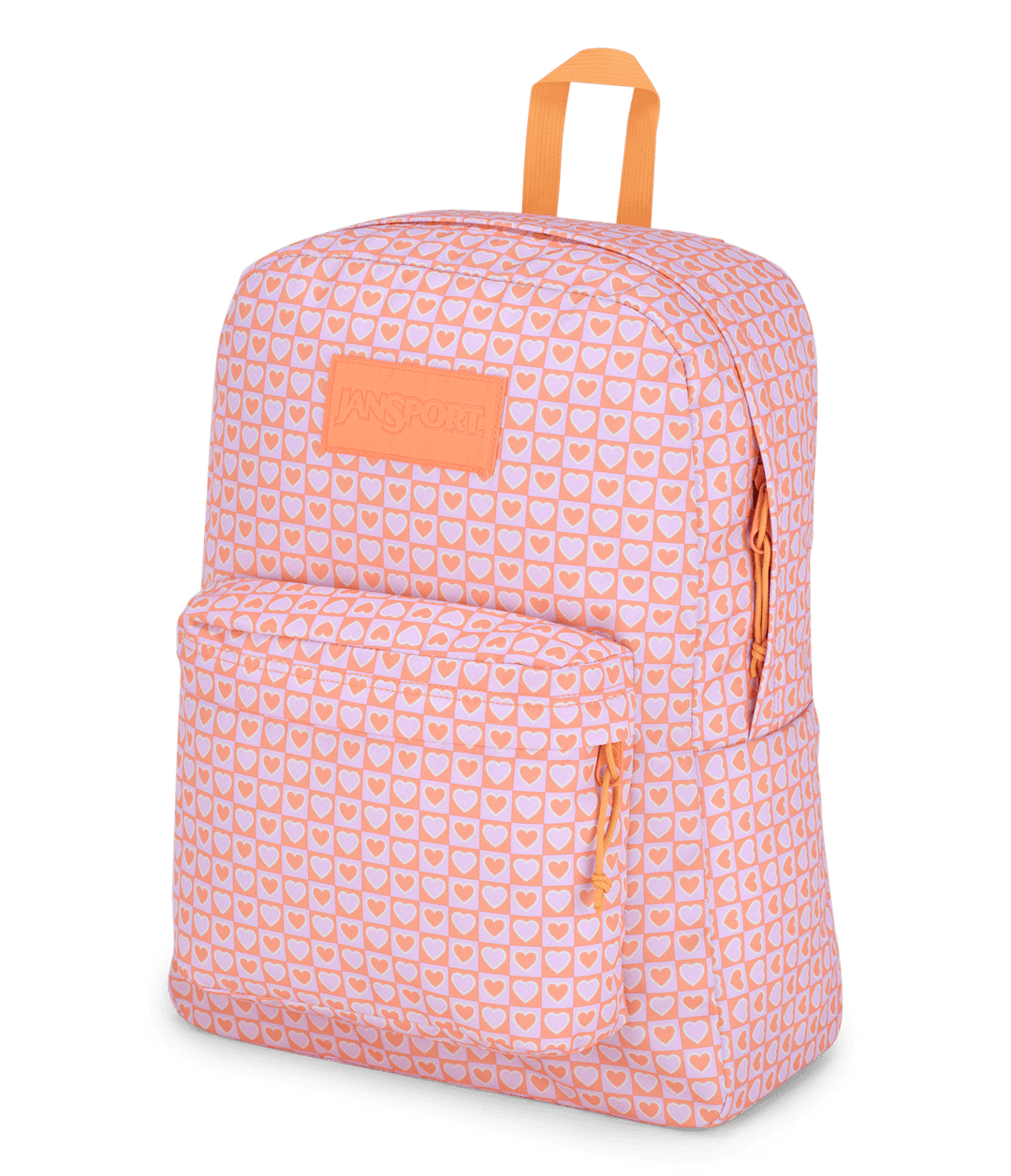 Jansport Superbreak Hyped Hearts Pink - Side