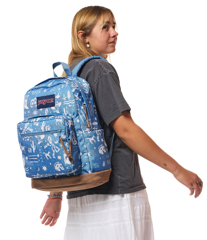 Jansport Right Elemental Blue/cream - Model