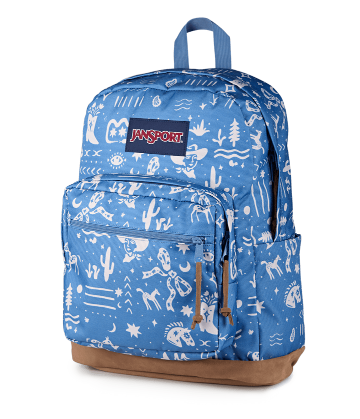Jansport Right Elemental Blue/cream - Side
