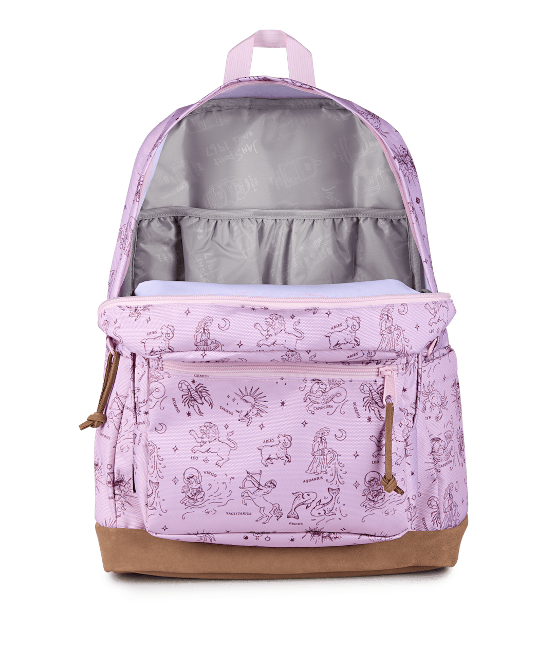 Jansport Right Pink Ice/mahogany Haze - Interior