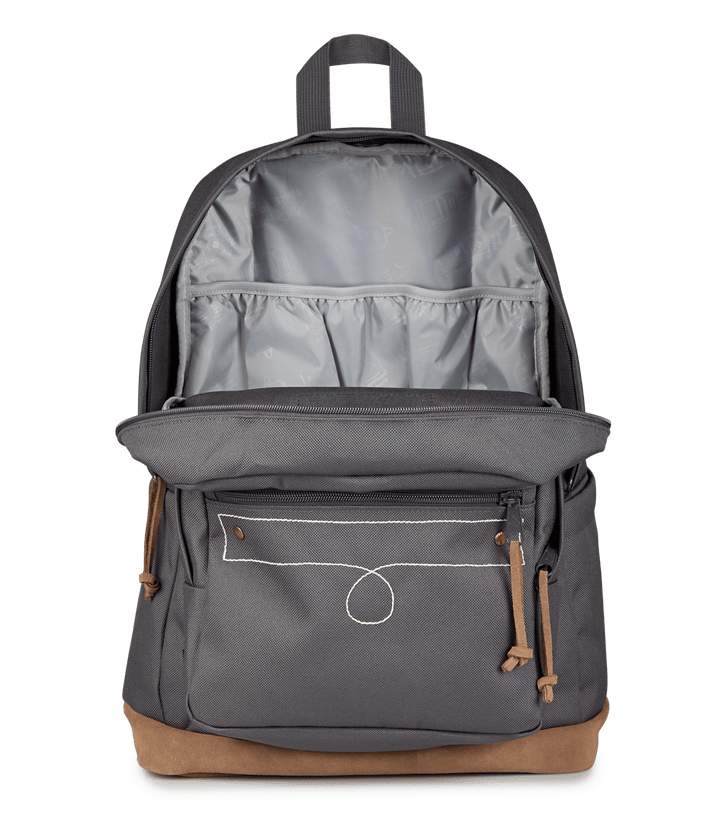 Jansport Right Expressions Smokey Grit/oxford/tan - Interior