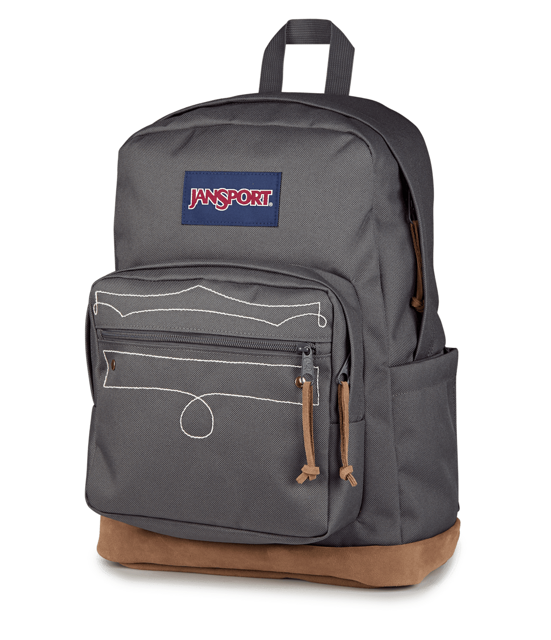 Jansport Right Expressions Smokey Grit/oxford/tan - Side