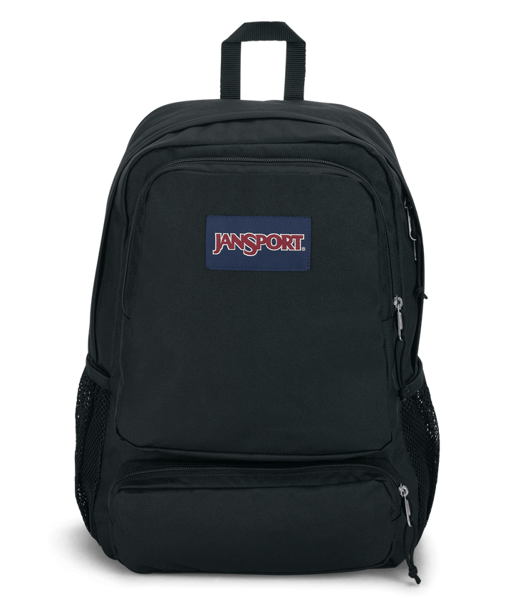 JANSPORT MOCHILA DOUBLETON BLACK - Front