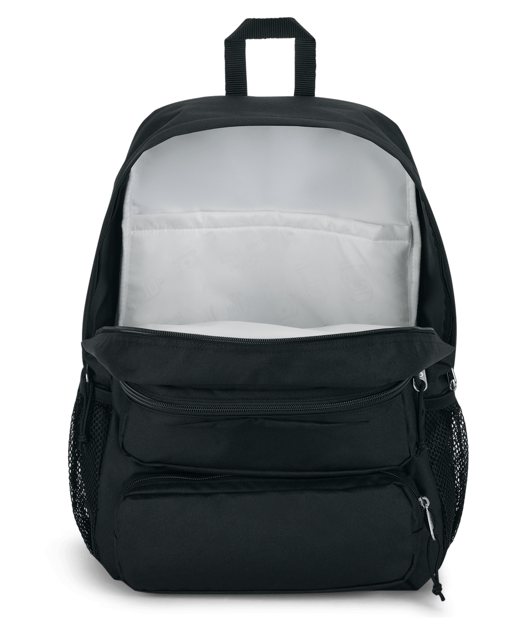 JANSPORT MOCHILA DOUBLETON BLACK - Interior