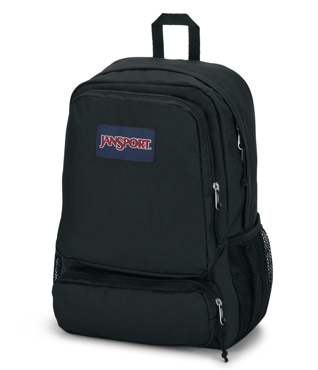 JANSPORT MOCHILA DOUBLETON BLACK - Side