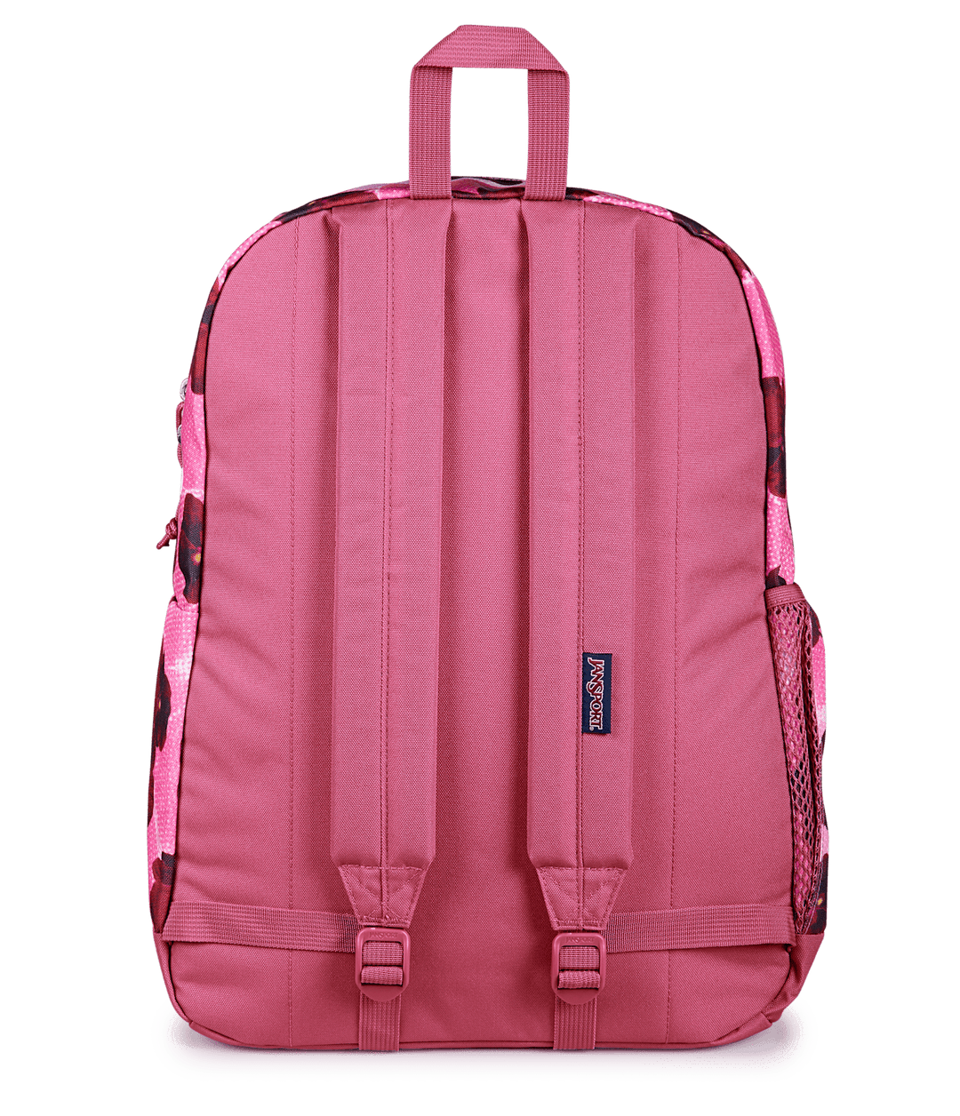 Jansport Cross Town Plus Pop Art Pansies Digital Fuchsia - Back