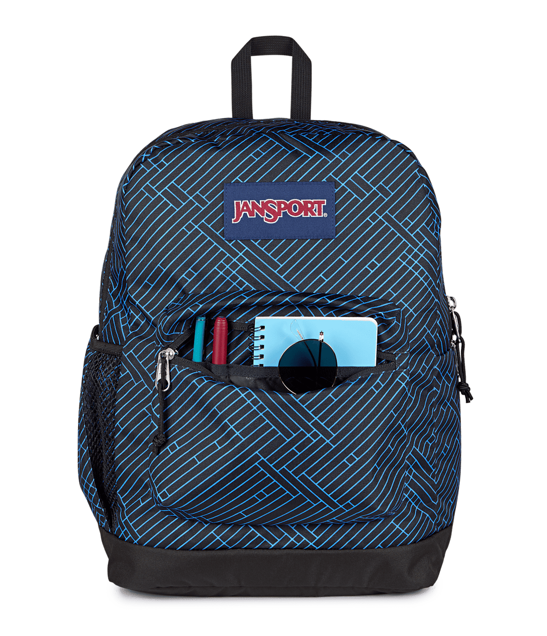 Jansport Cross Town Plus Team Stripes Black - Det3