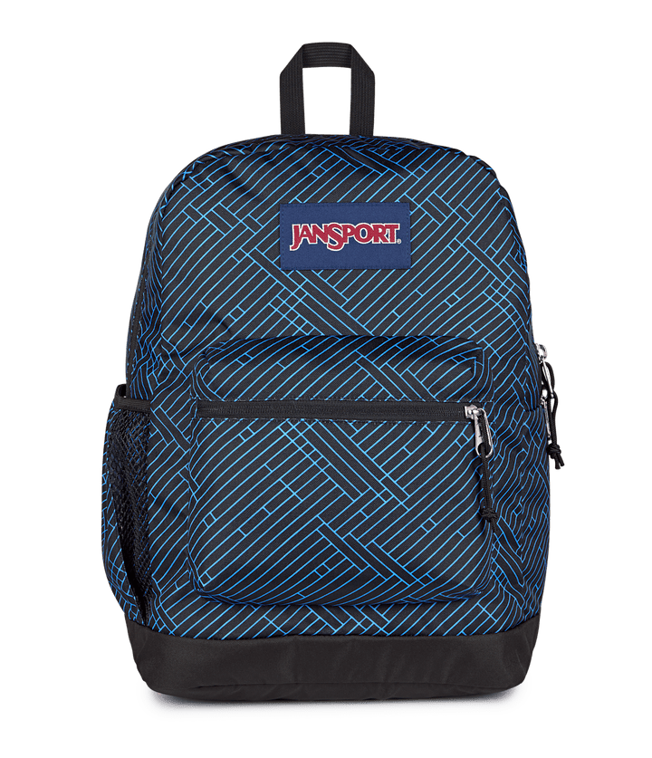 Jansport Cross Town Plus Team Stripes Black - Front