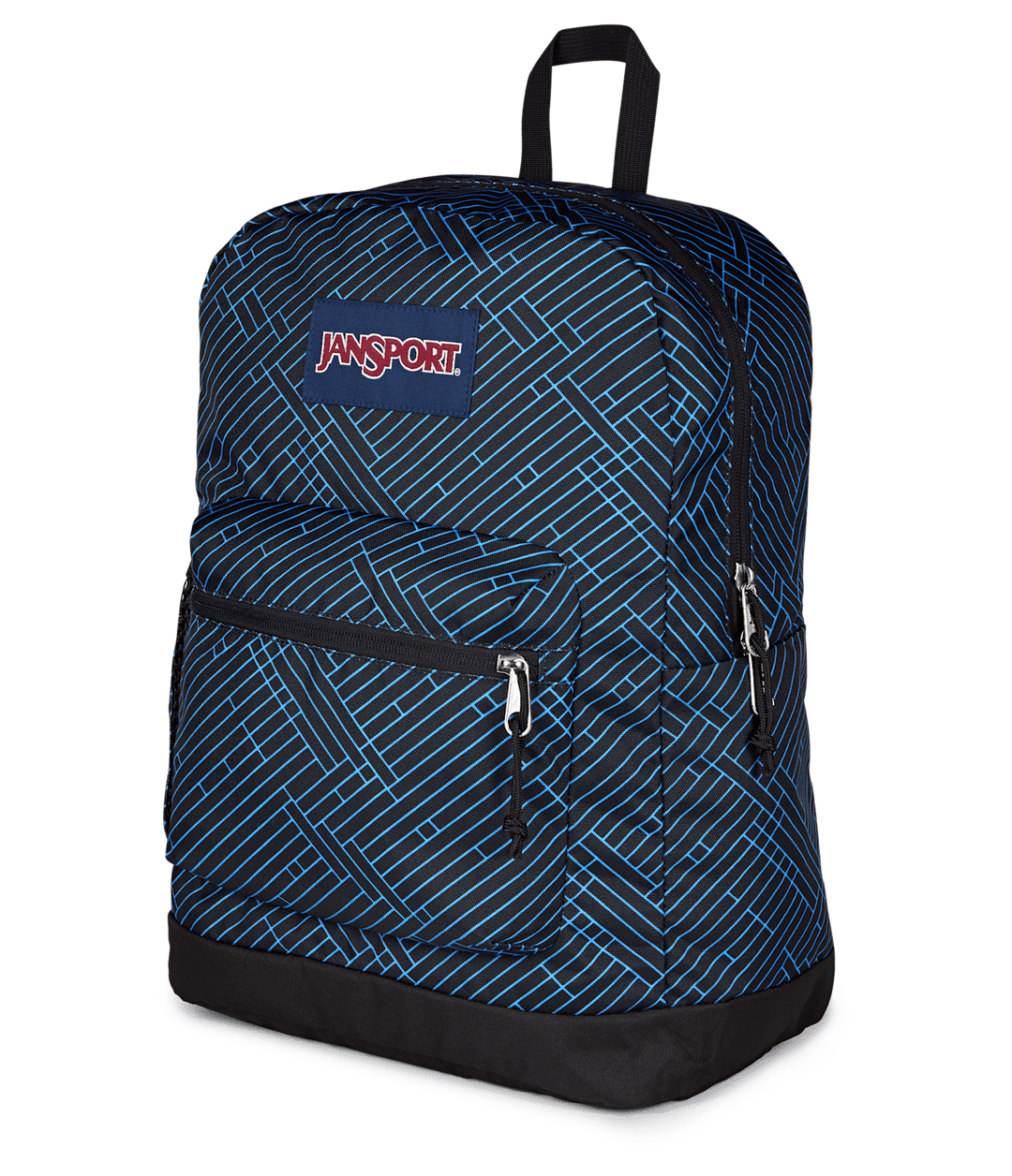 Jansport Cross Town Plus Team Stripes Black - Side