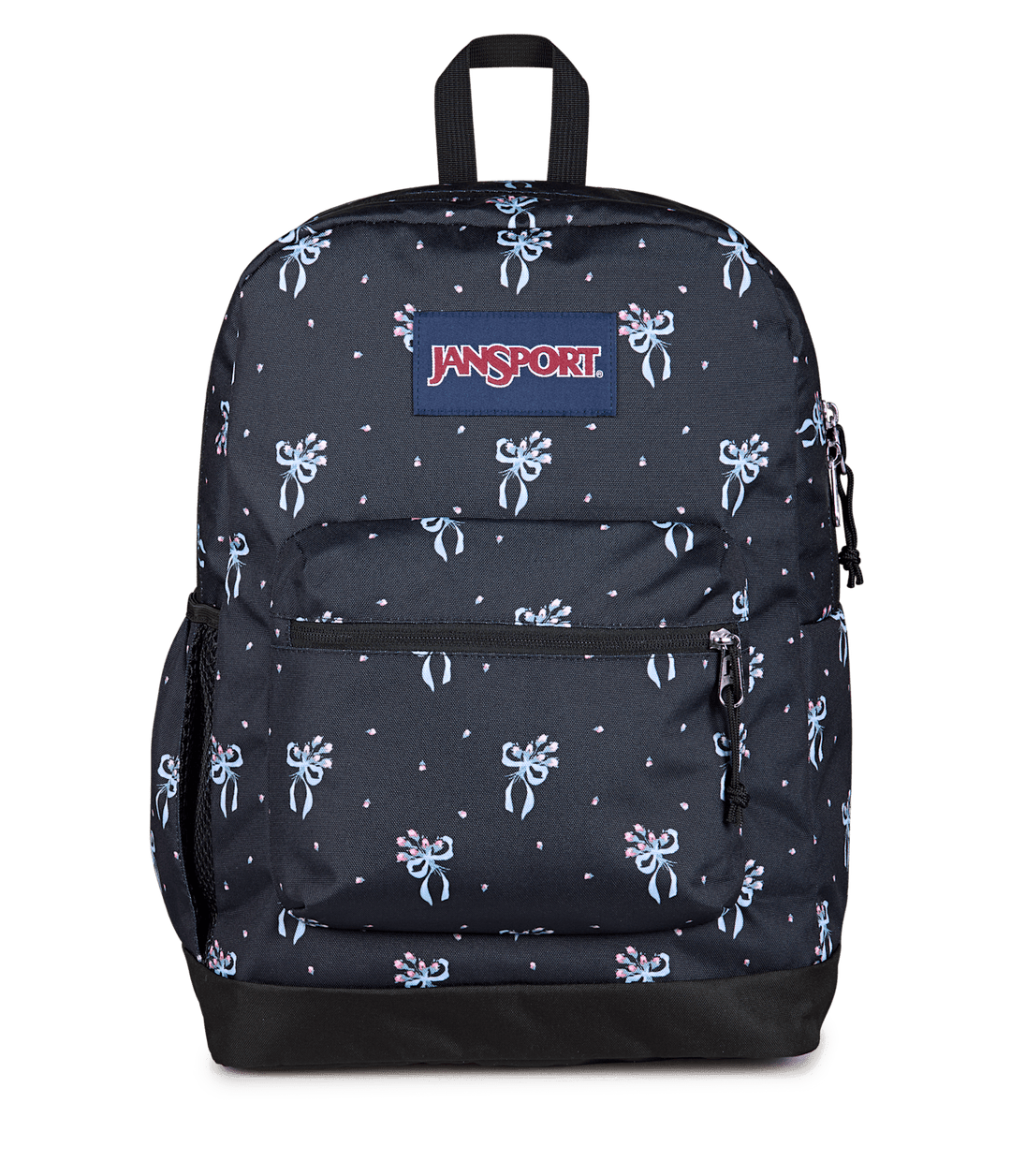 Jansport Cross Town Plus Pastel Petals Black - Front