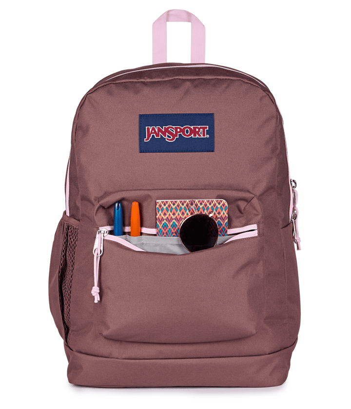 Jansport Cross Town Plus Color Blocked Mahogany Haze - Det3