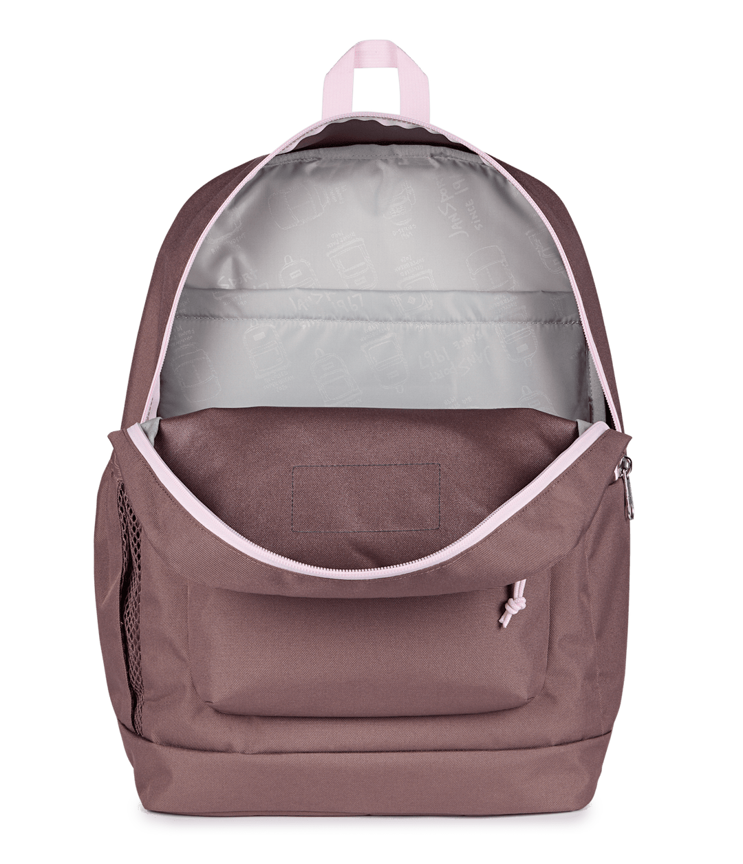 Jansport Cross Town Plus Color Blocked Mahogany Haze - Interior