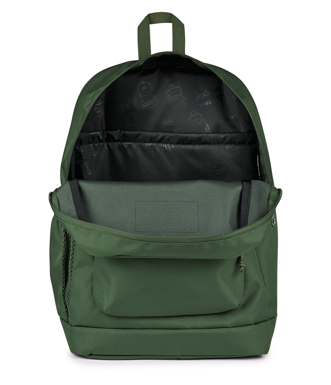 Jansport Cross Town Plus Cargo Green - Interior