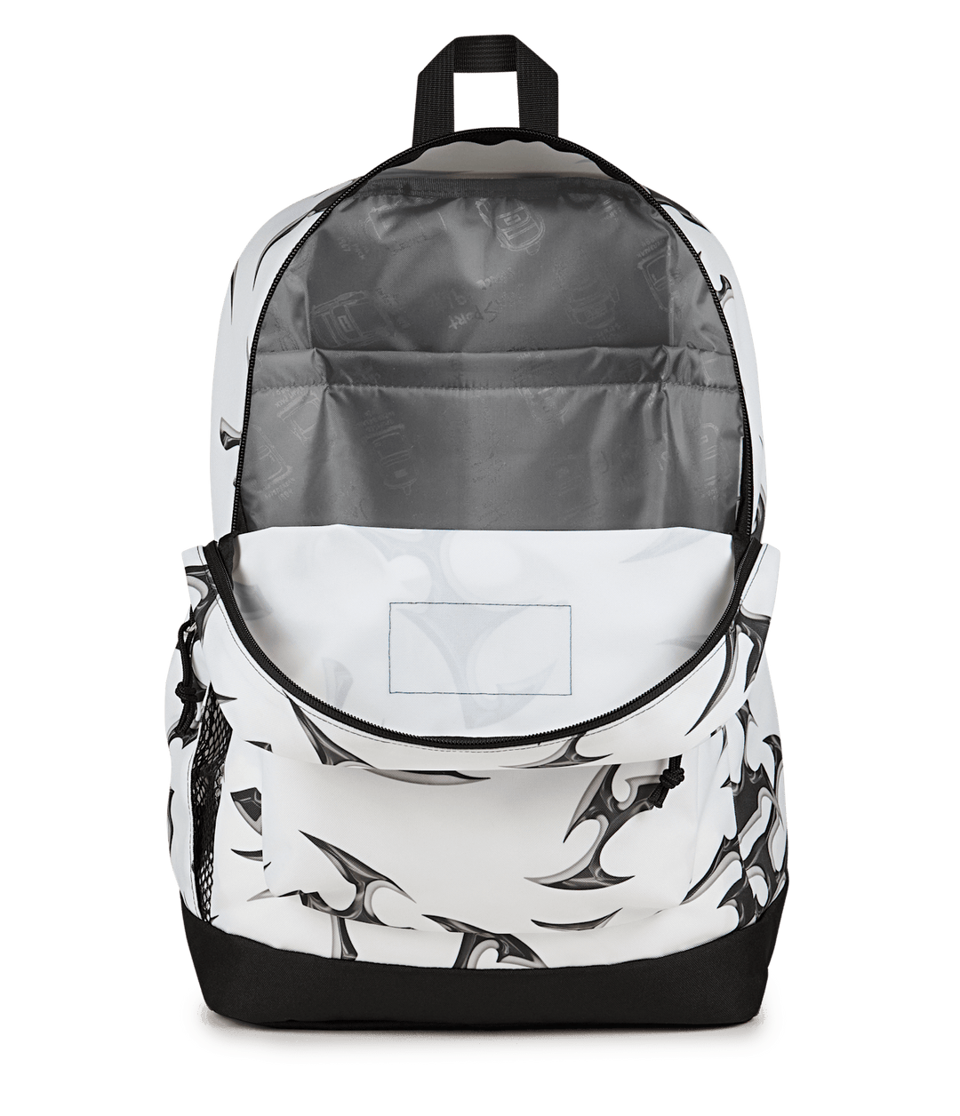 Jansport Cross Town Plus Cyber Silver White - Interior