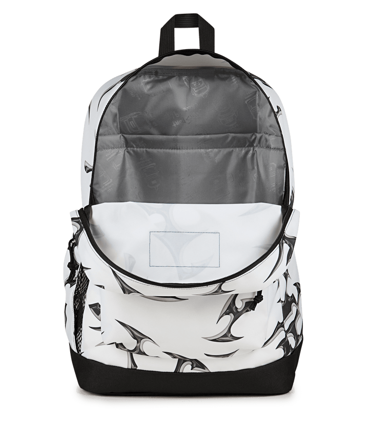 Jansport Cross Town Plus Cyber Silver White - Interior