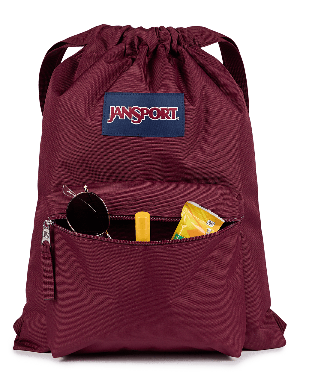 Jansport Draw Sack Cherry Lacquer - Det3